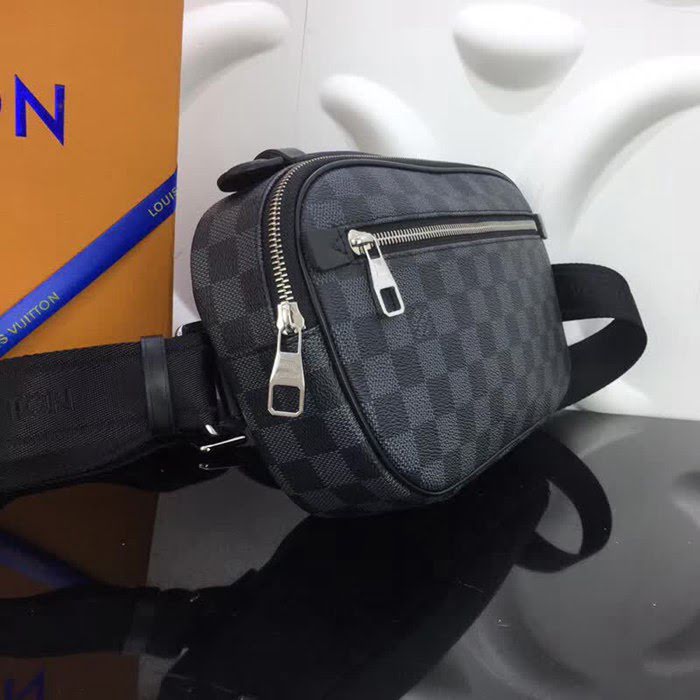 路易威登LV頂級原單 N41289 Damier Ebène帆布 Ambler 腰包 YDH2322